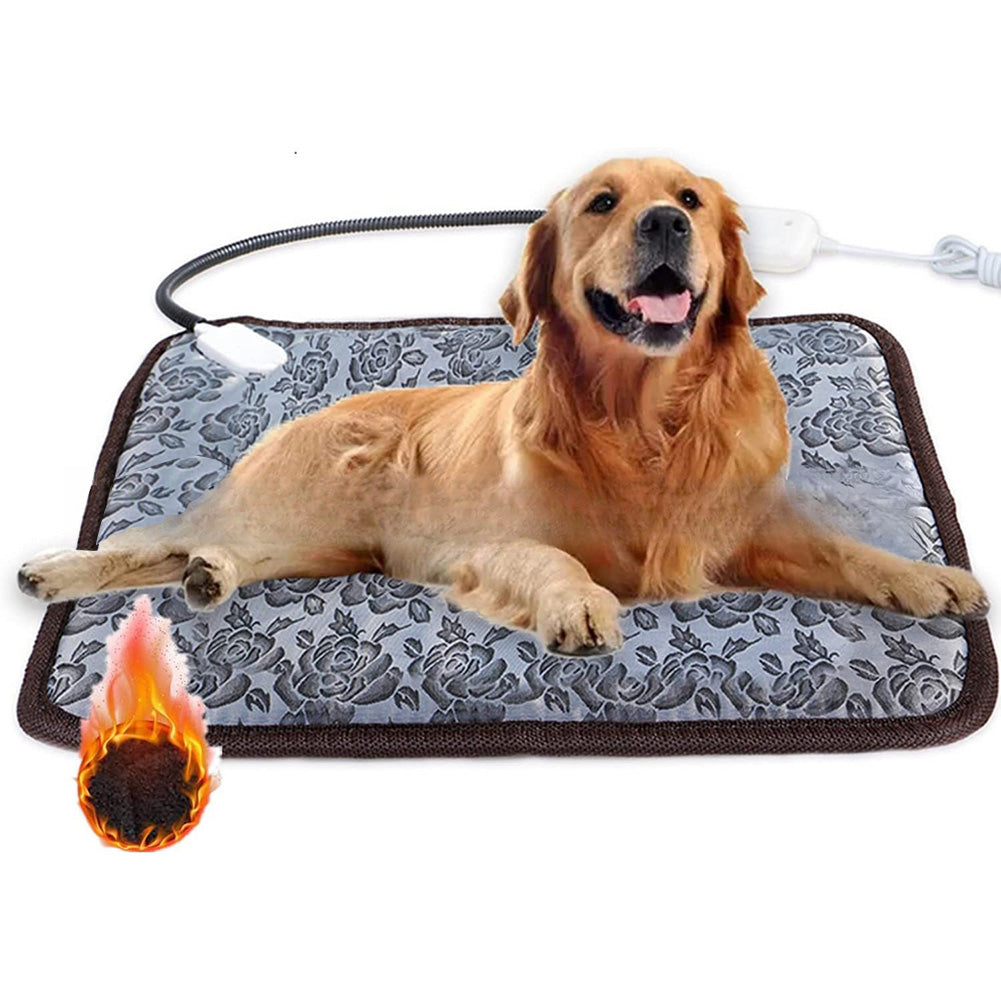 Cat Heating Pad: 18x18in Waterproof Smart Thermostat Mat