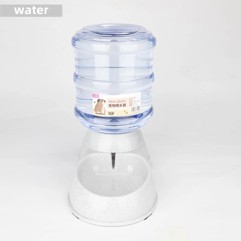 Dog Feeder Bowls: Large Capacity & Auto Water Dispenser