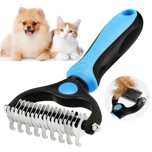 Dog Brush - Dog Hair Remover & Knot Cutter