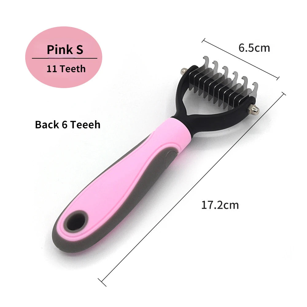 Dog Brush - Dog Hair Remover & Knot Cutter