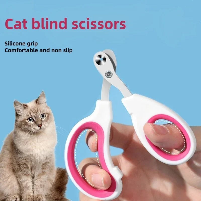 Stainless Steel Pet Nail Clippers Trimmer, Professional Claw Cutter for Small Cats Dogs Puppies, Pet Grooming Nail Care Tool