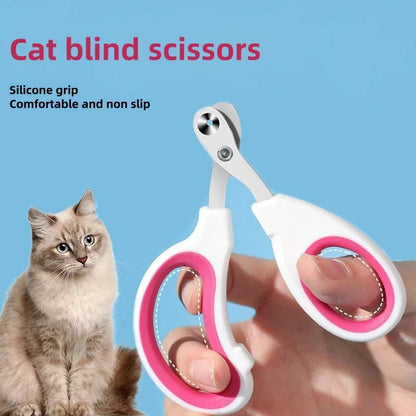 Stainless Steel Pet Nail Clippers Trimmer, Professional Claw Cutter for Small Cats Dogs Puppies, Pet Grooming Nail Care Tool