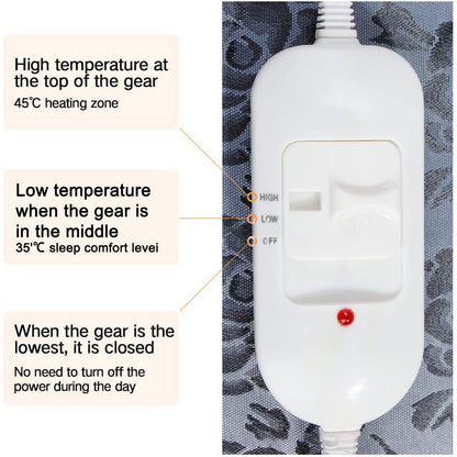 Cat Heating Pad: 18x18in Waterproof Smart Thermostat Mat