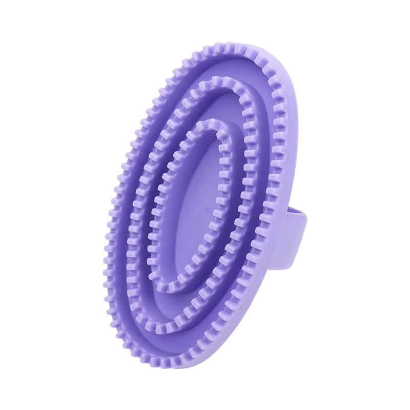 Fashional Puppy Wash Tools Flexible Pets Supplies Massage Rubber Bristles Curry Comb Dog Bath Brush Cat Massage Comb