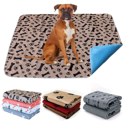 Super Absorbent Pet Bed Mat Washable Reusable Puppy Pee Pad with Pheromones Anti-Slip Leak-Proof Pet Training Pads Pet Training