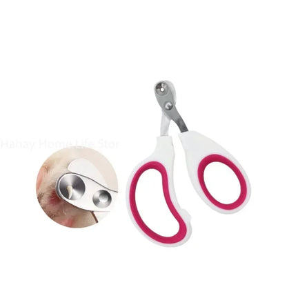 Stainless Steel Pet Nail Clippers Trimmer, Professional Claw Cutter for Small Cats Dogs Puppies, Pet Grooming Nail Care Tool