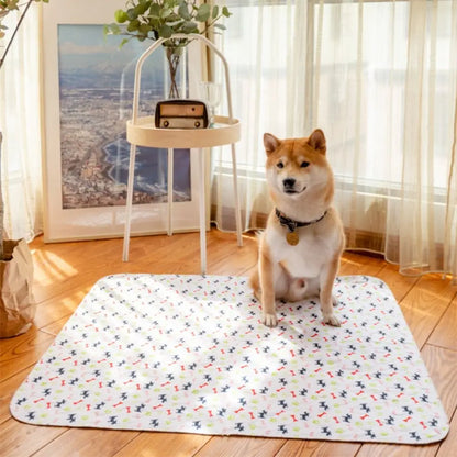 Super Absorbent Pet Bed Mat Washable Reusable Puppy Pee Pad with Pheromones Anti-Slip Leak-Proof Pet Training Pads Pet Training