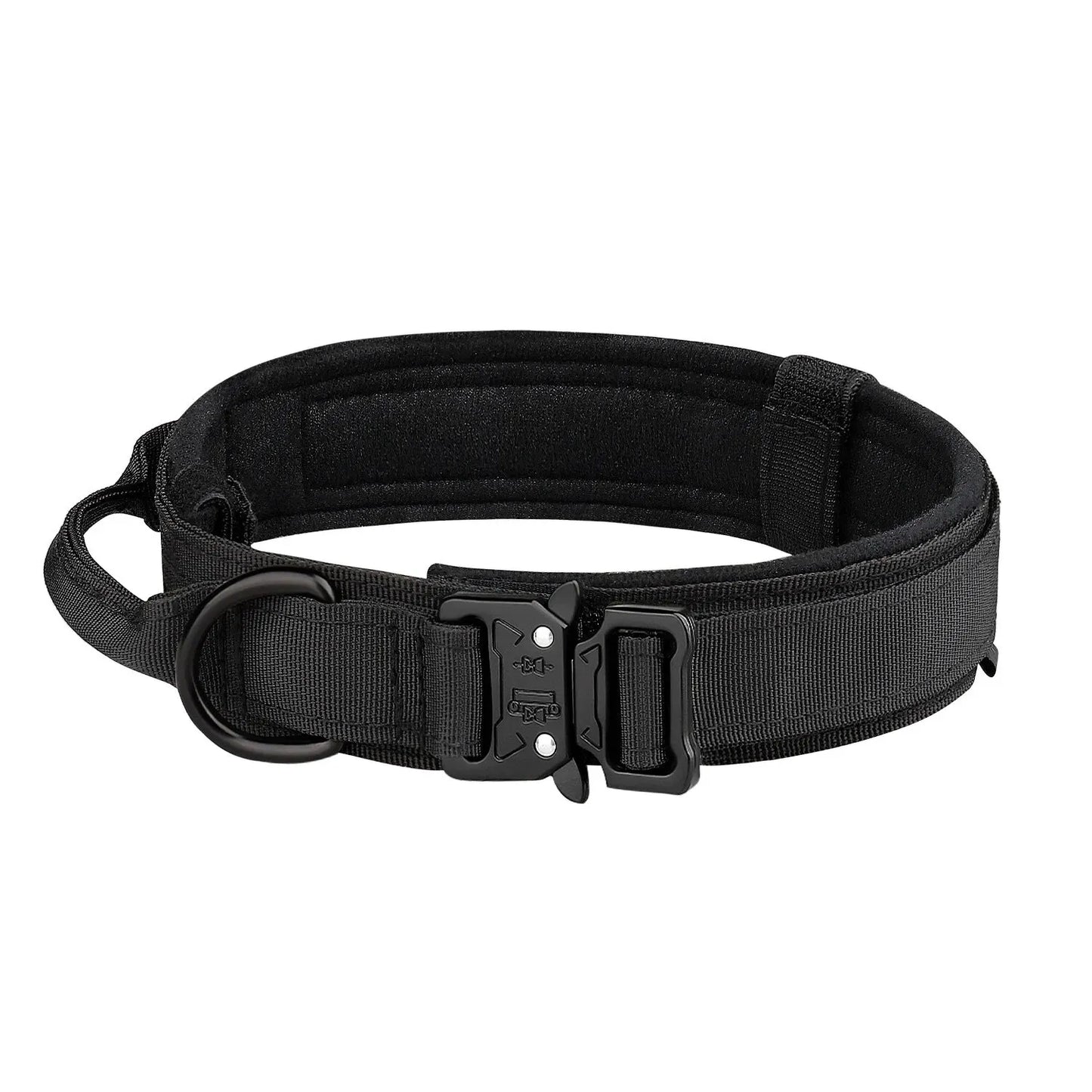Dog Collar: Metal Buckle, Breathable Nylon, Medium/Large