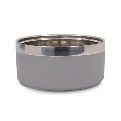 Premium Dog Bowl: Large Stainless Steel with Non-Slip Mat