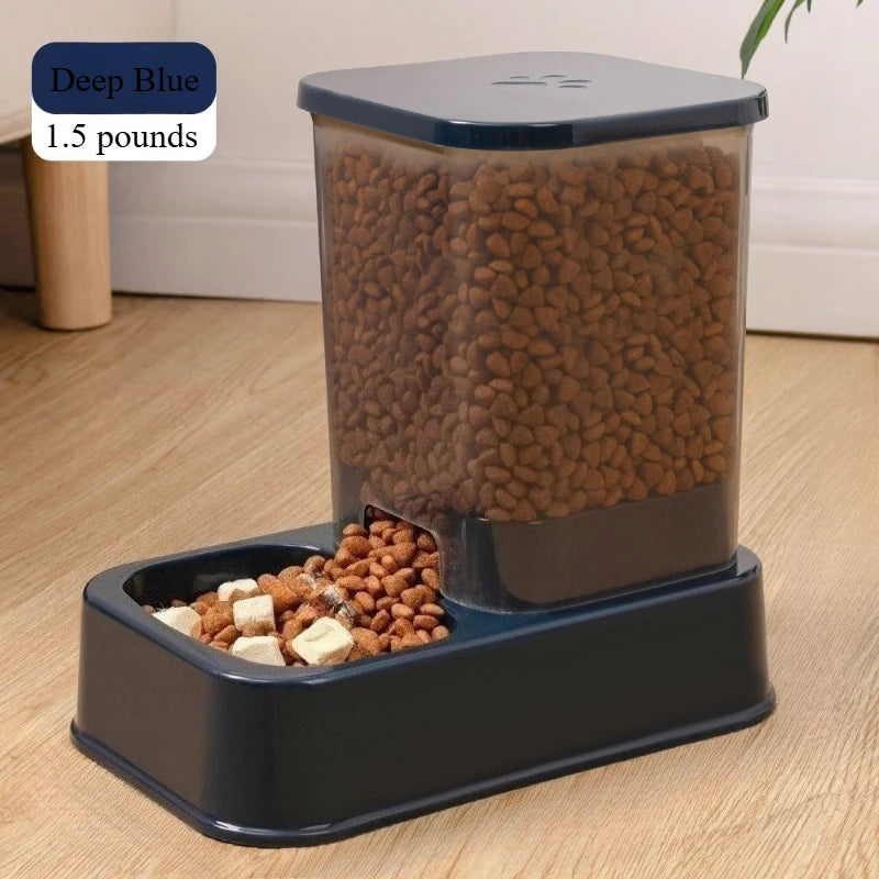 Automatic Pet Feeder & Drinker - Smart Portion Control Set