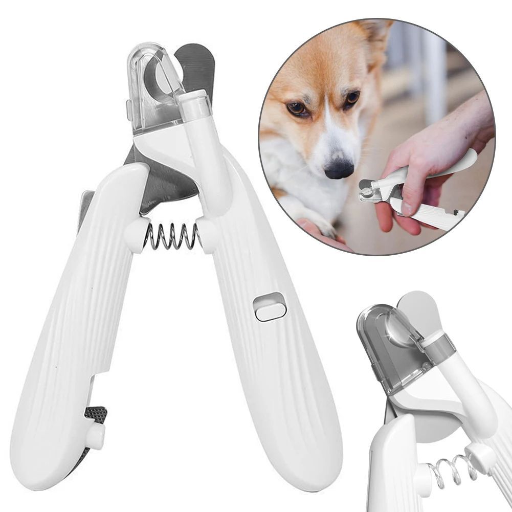 Pet Nail Clippers LED Light - Dog Cat Grooming Scissors