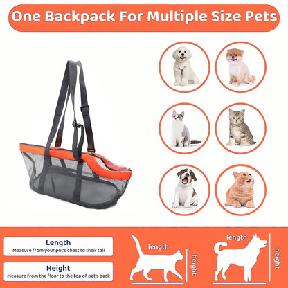 Portable Mesh Pet Carrier Bag Breathable Handbag Outdoor Travel Sling for Dog Cat Puppy