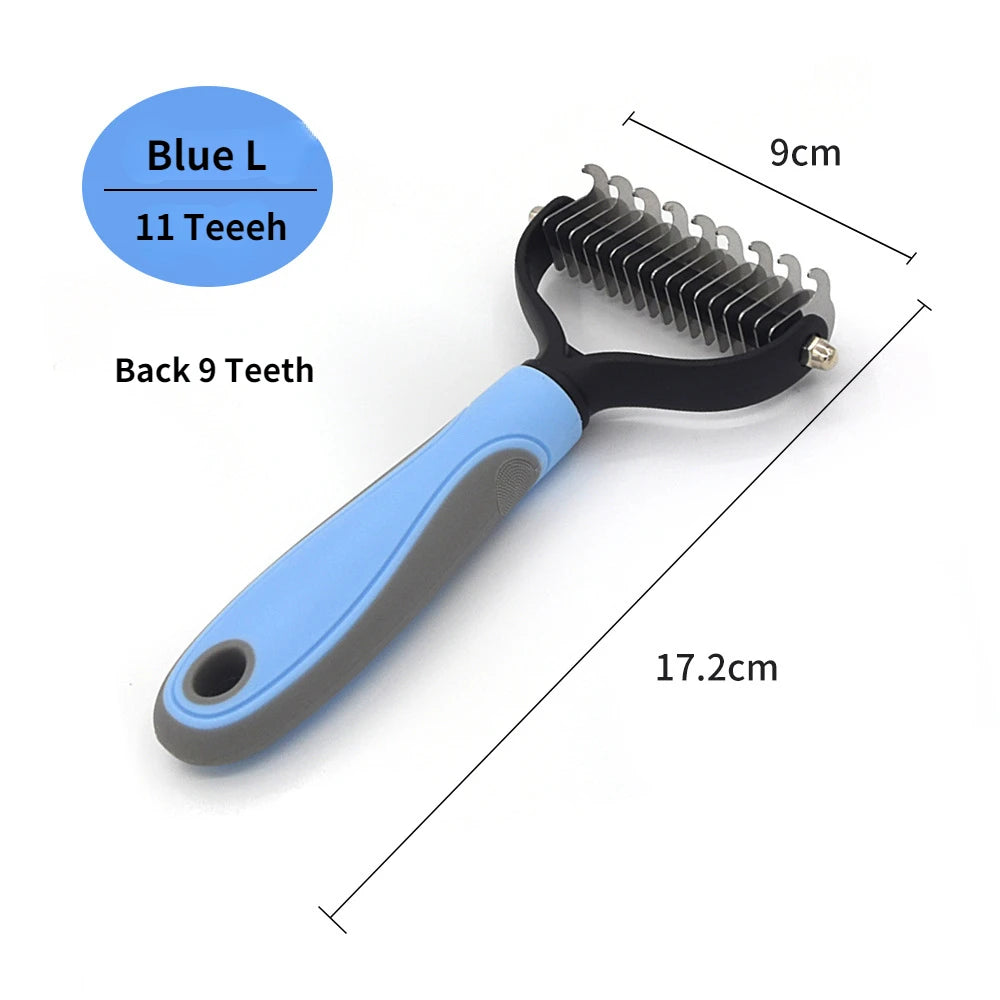 Dog Brush - Dog Hair Remover & Knot Cutter