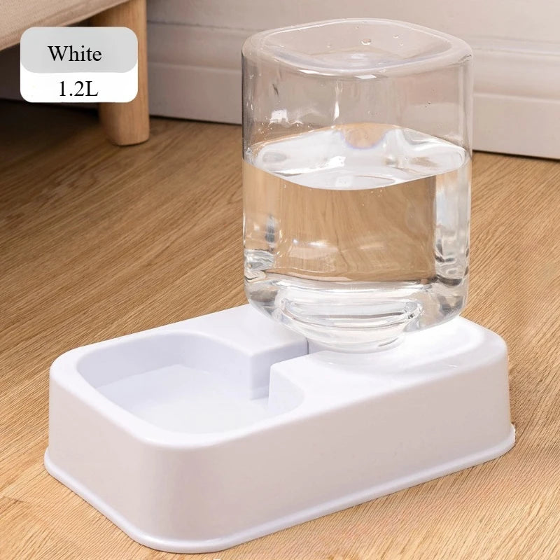 Automatic Pet Feeder & Drinker - Smart Portion Control Set